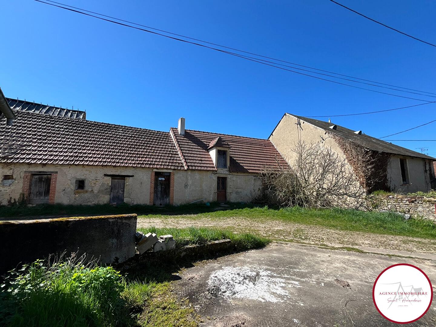 Ancien corps de ferme à rénover 190m² AINAY LE VIEIL