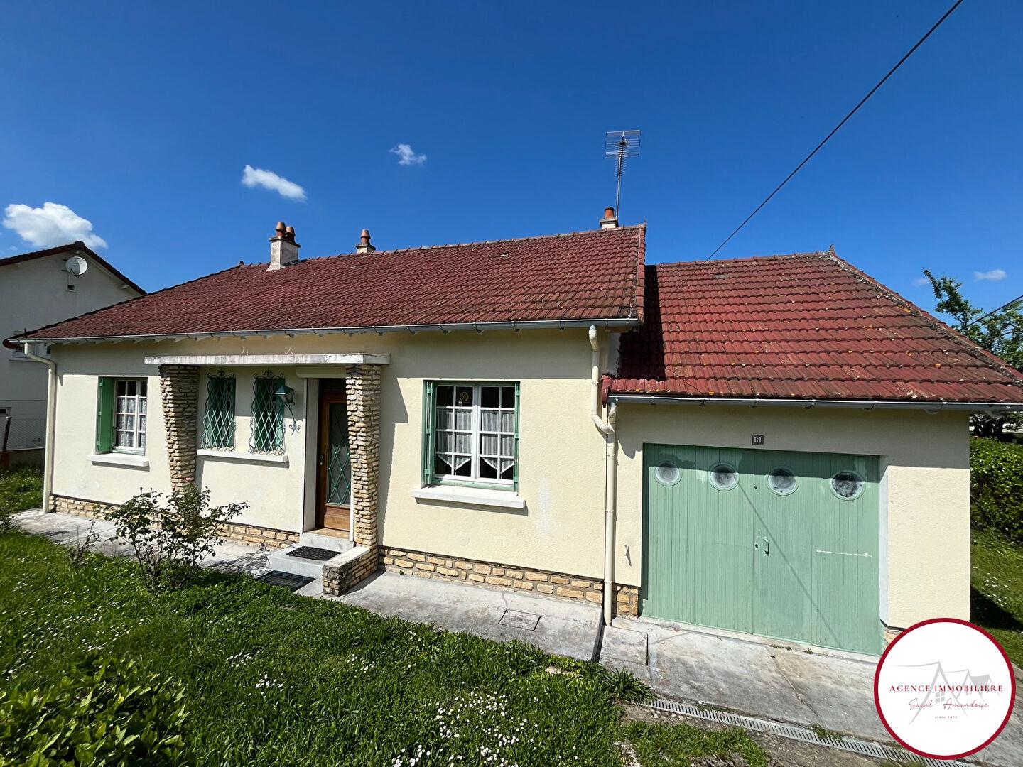 Maison plainpied avec garage et jardin 81 m² - ORVAL